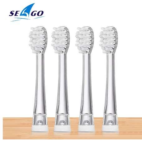 4pcs/lot Electric Toothbrush Head for SG977/EK6 Replaceable Brush Heads Remove Plaque Snap-on Brush Heads Kids Toothbrush Head