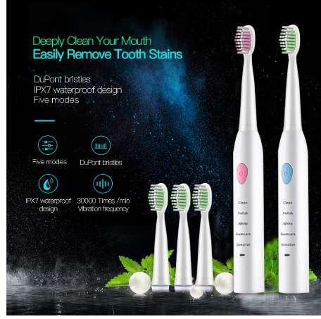 Lansung U2 Children's electric toothbrush Rechargeable Children Electric Toothbrush Oral Hygiene Ultrasonic toothbrush kids 5