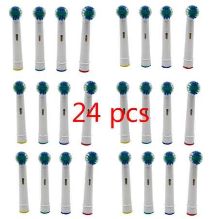 24Pcs New Fashion Tooth Brushes Head B Electric Toothbrush Replacement Heads for Oral Vitality Hygiene H7JP