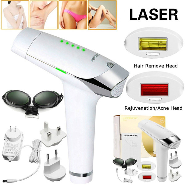 300000 Pulses flash - IPL Hair Removal System, 2 in 1 LESCOLTON Home Electric Painless Laser Epilator Permanent Hair Removal Device for Wome