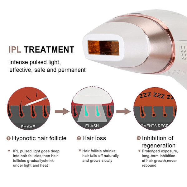 FDA Approved ultra light face and body ipl hair removal device with replacement quartz lamp head