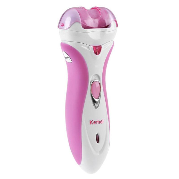 Keimei Electric Shaver Rechargeable Women Epilator Hair Removal Foot Care EU Plug