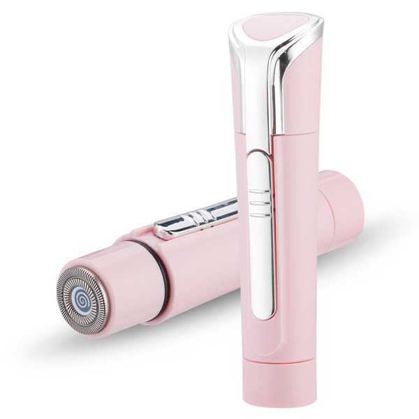 IPX7 XD-3002 Mini Painless Facial Hair Remover Face Removal Epilator ABS Simple OPP bag NO battery 100pcs/lot