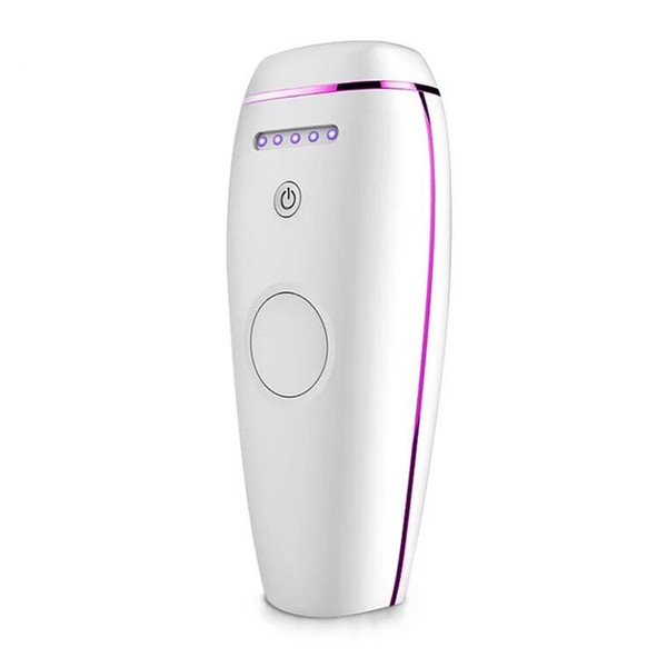 The domestic fashionable three colors laser painless photon electric hair remover is made of ABS material