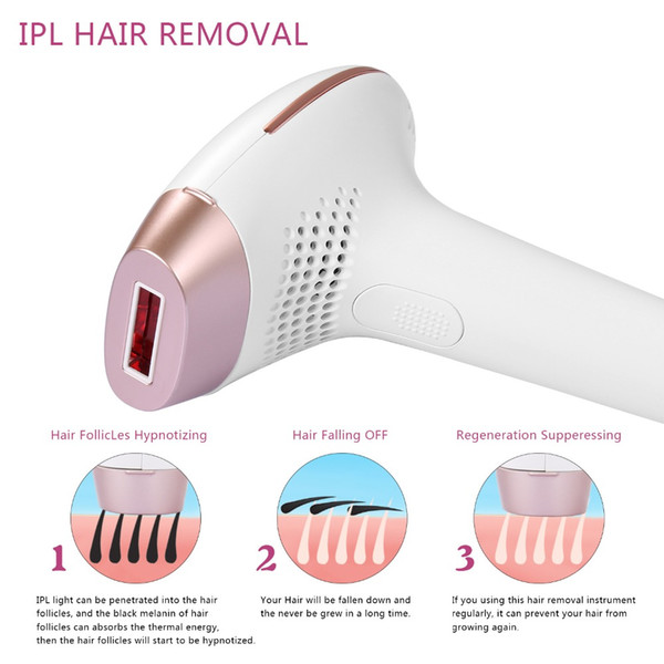 hot sale CHJPRO IPL Laser Hair Removal 300000 Flash Epilator Female Hair Remover For Women Body Bikini Hair Removal Machine