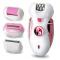 Body hair removal and shaving rechargeable 4-in-1 lady hair shaver electric foot sharpener multi-function hair clipper body switch with LED