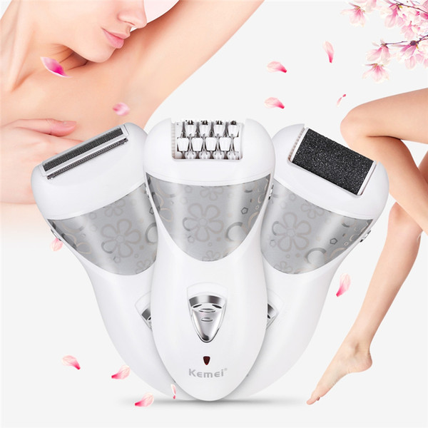 Mini 3 in 1 Ms. Depilacion Electric Shaver Epilator Callus EU Plug Multi-function Ms. Care Plucker Shave Foot Polish Gift