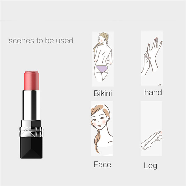 Touch electric hair removal device Ms. lipstick shape high speed hair removal body full body facial painless bikini hair trimmer gift