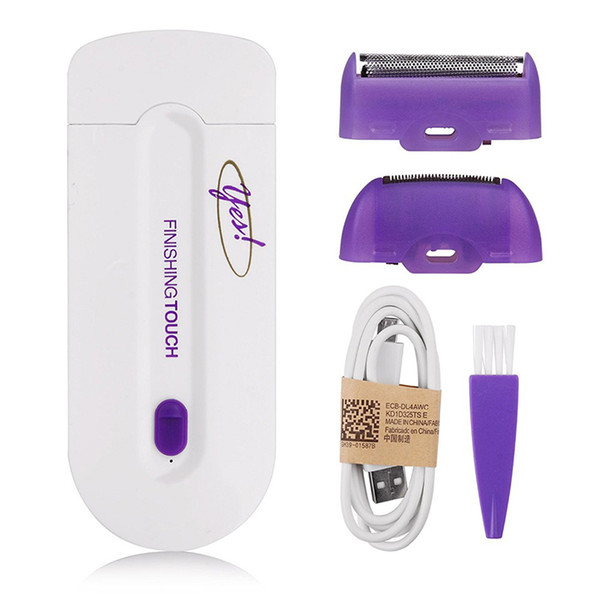 Inductive Lady Hair Removal Rechargeable Touch Epilator Laser Instant Pain High Speed Razor Sensor Safety Gift Set