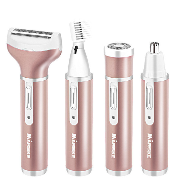 MARSKE Electric Epilators Sonax Pro Ladies Eyebrow shank-feathering armpit pubes hair grainer whole body shed 3 4 5 in 1 Nose Trimmers