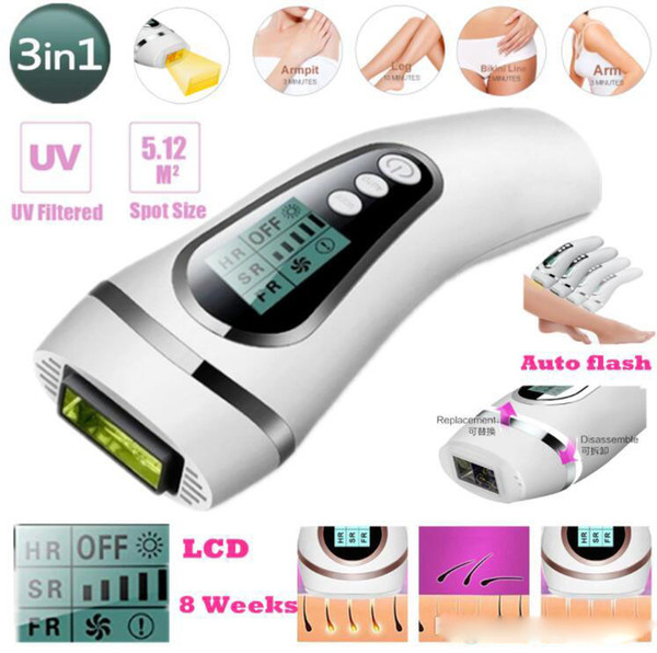 IPL Permanent Hair Removal System Laser Epilator Face and Body Home Skin Rejuvenation for Men Women