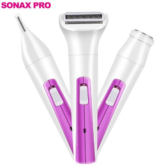 SN-8855 women Electric Facial Hair Remover Face Hair Removal Eyebrow Epilator Painless Remover 2colors to choose Free Shipping