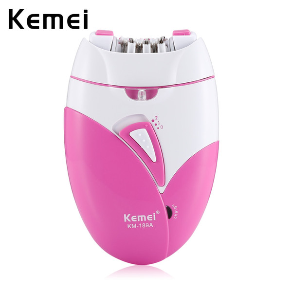 Kemei Rechargable Electric Epilator Woman Cordless Hair Removal Depilator Shaver Body Leg Shaving Apparatus Depilation Machine