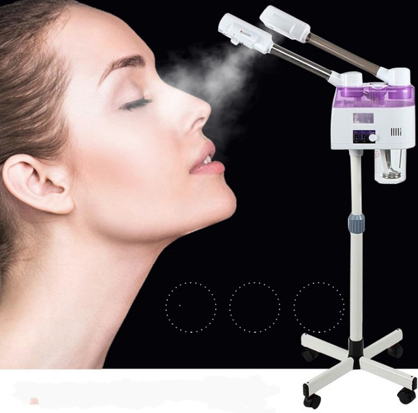 Hot Sale Cold & Hot Facial Steamer Machine Double-end Design Steamer Skin Cleaning Tool for Salon Face Moisturizing Spray Device LLFA