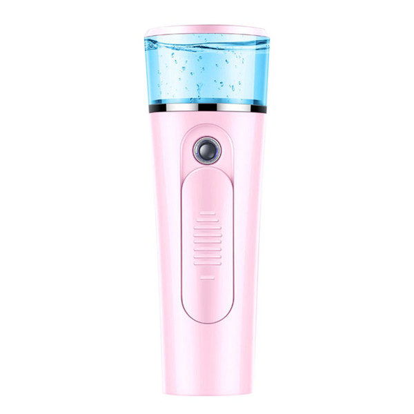 Beauty Steaming Face Meter USB Charging Portable Nano Spray Facial Humidifier Cold Spray Hand-held Water Meter Care Tools