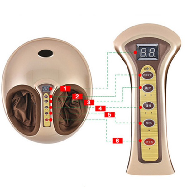 Hot computer-based wireless remote control, timing, infrared therapy foot massager multi-function instrument balloon heating foot machine