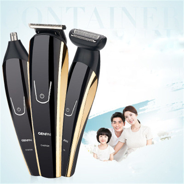 2018 Household triple play multi-function electric fader electric hair clipper for man professional mens set universal