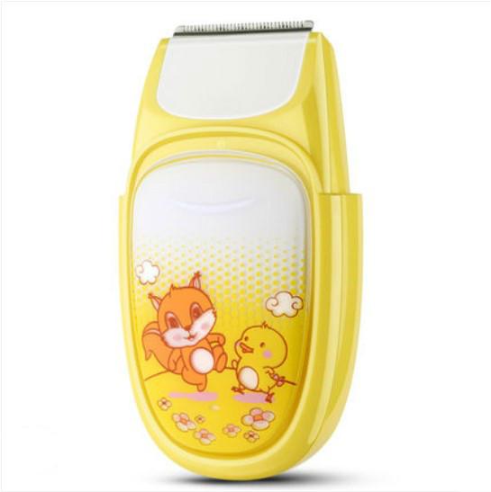 FC5811 100-240V 8w Yellow Children's electric hair clipper waterproof Silent waterproof 8hours charging Electric push 120x55x193mm