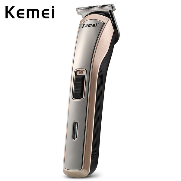 Kemei Rechargeable Electric Hair Clipper Trimmer Men 110-240V professinoal Hair Styling Tools Haircut Machine With 3 Guide Combs