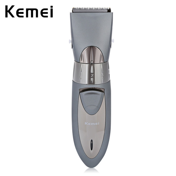 Kemei Rechargeable Men Hair Trimmer Clipper Electric Shaver Razor Cordless Washable Adjustable Baby Male Haircut Machine Tools