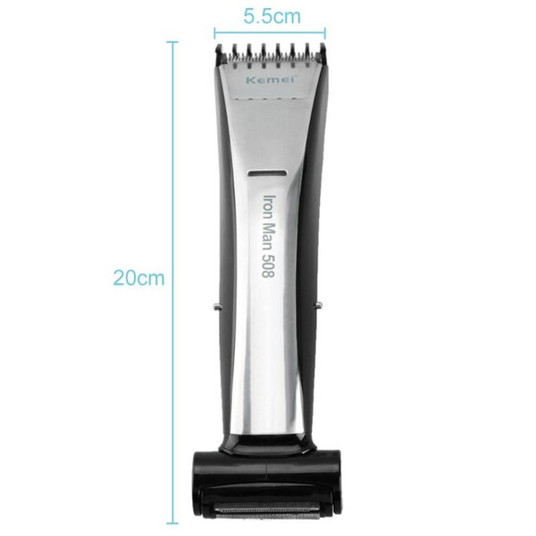 High qualtity hair clippers Hair Removal Dual Head Hair Trimmer Clipper Washable machine tondeuse cheveux profession free shipping