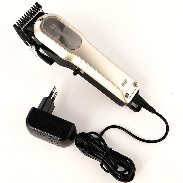 high quality SH-1980 Electric Hair Clipper Rehochargeable Fashion Hair Cutter Trimmer with Guide Combs Universal Barber Haircut Tool