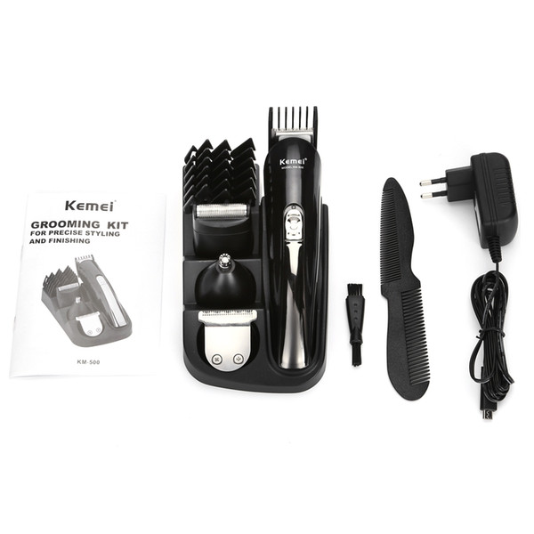 Hot sale Rechargeable Hair Trimmer Set Electric Men Barber Shaver Beard Trimmer Hair Cutting Machine free shipping