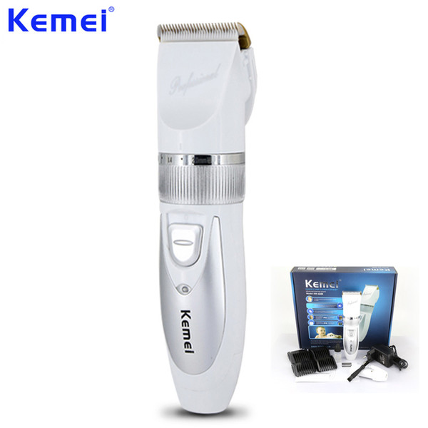 KEMEI Hair Trimmer Electric Barber Clipper Hair Shaver Rechargeable Titanium Blade Cutting Machine aparador de barba KM-6688