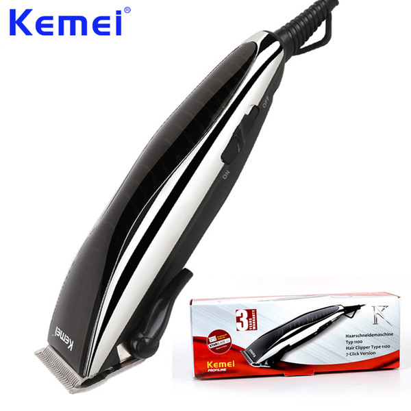 New Professional Electric Hair Clipper Rechargeable Shaver Razor Hair Scissors Salon Clipper Haircut Machine KM-1100