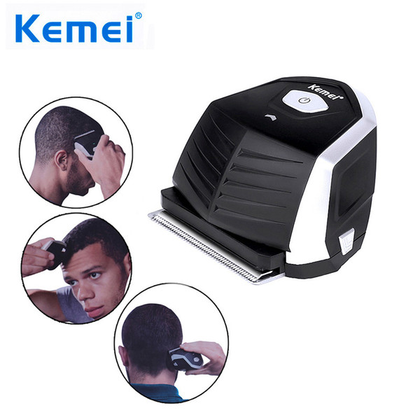 Kemei Hair Clipper 0mm Baldheaded Men DIY Hair Cutter Portable Hair Beard Trimmer Cordless Shortcut Pro Self-Haircut Machine