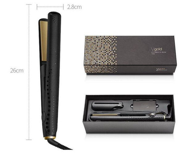 V Gold Max Hair Straightener Classic Professional Styler Fast Hair Straighteners Iron Hair Styling Tool Good Quality