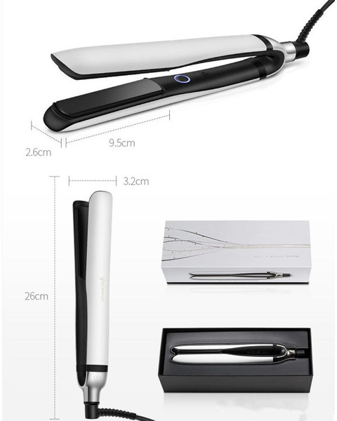 2019 9hd platinum Professional hair straightener Black white 2color US/ EU/UK plug with retail box DHL fast ship IN stock