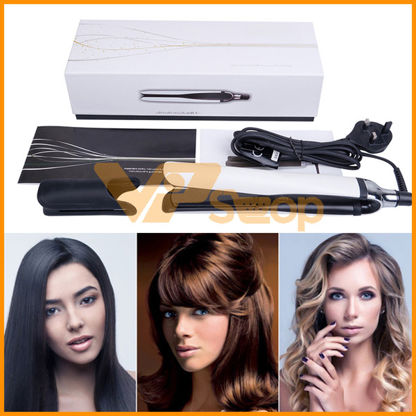 Platinum Gold Hair Straighteners Electric Hair Curler Styling Tool Performance Styler Ceramic Flat Hair Straightening Iron