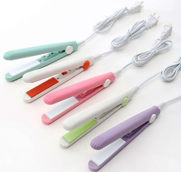 2018 New Electronic Ceramic Fast Hair Straightener Portable Mini Hair Flat Iron Wet/Dryer Straightening Irons Professional EU