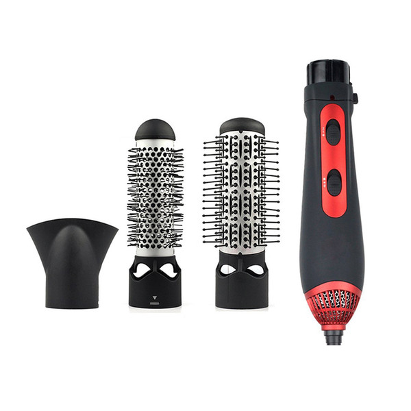 2018 New 3-in-1 Multifunctional Styling Tools Hairdryer Hair Curling Straightening Comb Brush Hair Dryer Concentrator Professinal Salon