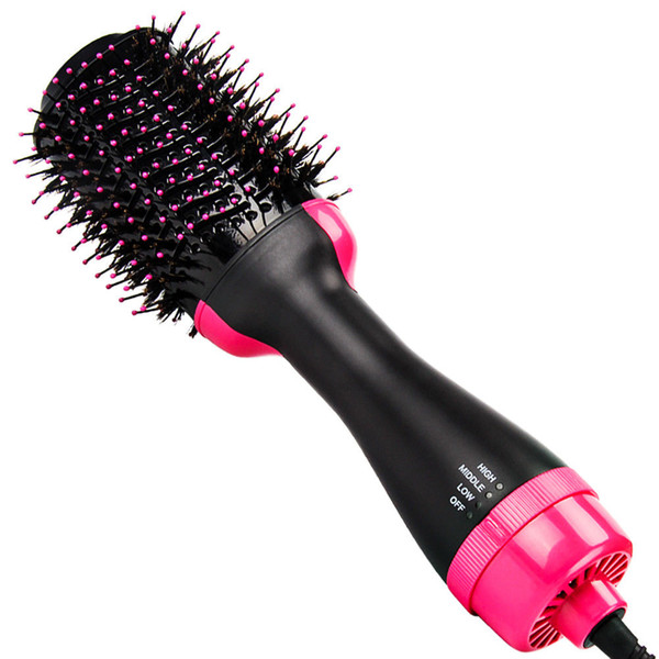 3 IN 1 Hair Straightener Curler One-Step Hair Dryer Brush and Volumizer Wave Brush Curling Straightening Hair Comb