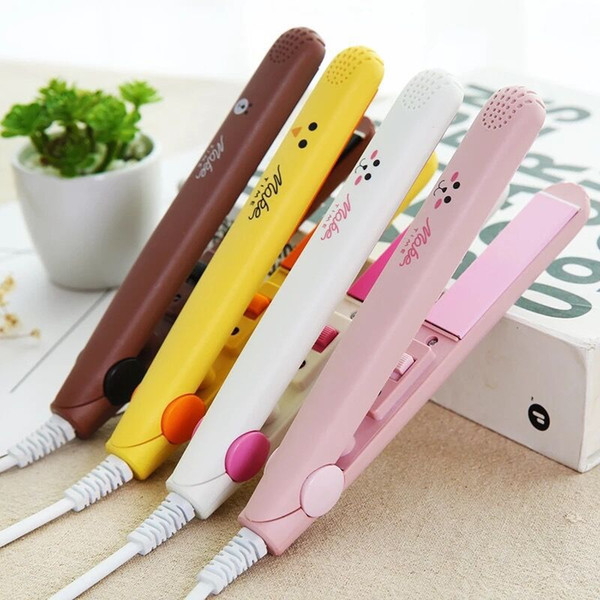 Hot Tamax At Fashion Mini hair straightener Professional hair tools smoothing corrugated Travel straightening irons flat irons Free dhl