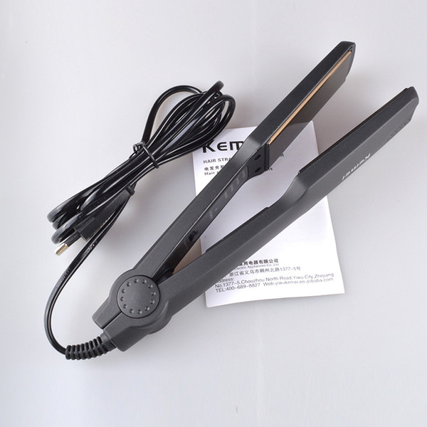 KM-329 Professional Hair Straightener Tourmaline Ceramic Heating Plate Styling Tools 20PCS/LOT