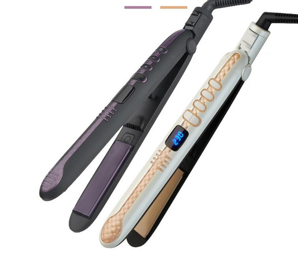 Straightener ST-3311 digital display blue screen thermostat 230 degrees straight hair curls universal electric splint perm