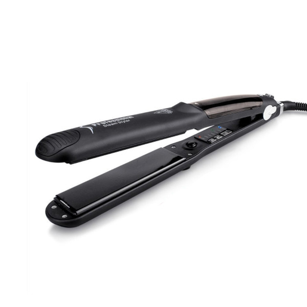 Ceramic Steam Hair Straightener Curler Professional Flat Iron Vapor Seam Straightening Iron Hair Iron Steamer Styling Tool