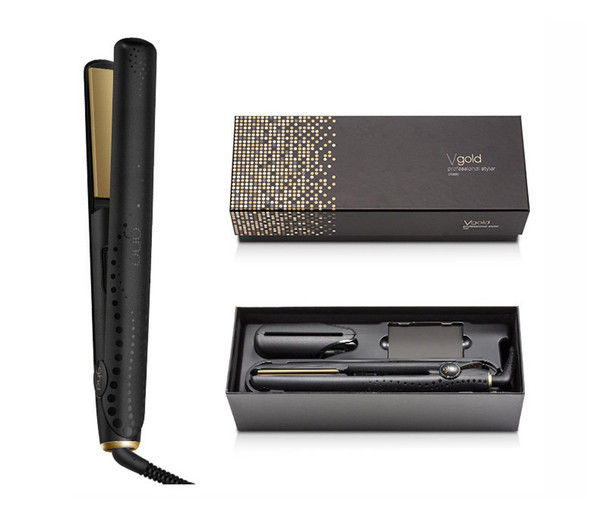 Electric Ceramic V Gold Max Hair Straightener Classic Professional styler Fast Hair Straighteners Iron Hair Styling tool Good Quality