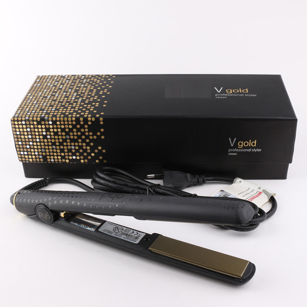 V Gold Max Hair Straightener Hair Styling tool Classic Professional Styler Fast Hair Iron High Quality DHL Free Shipping