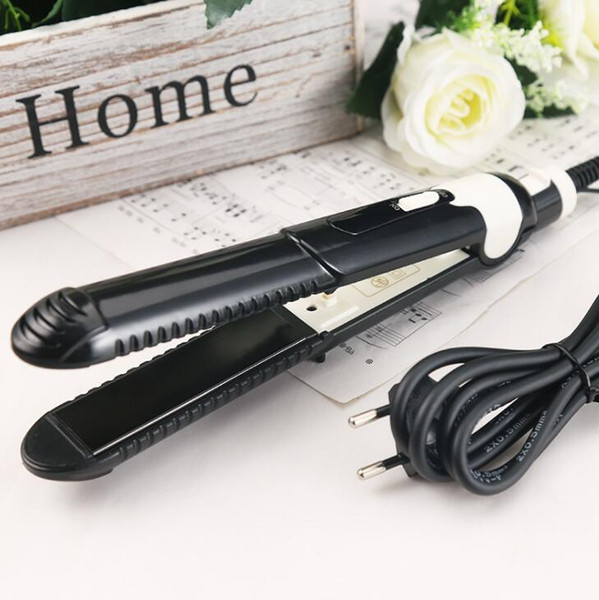 Plywood straight hair curls dual-use buckle straight clip does not hurt hair straightener