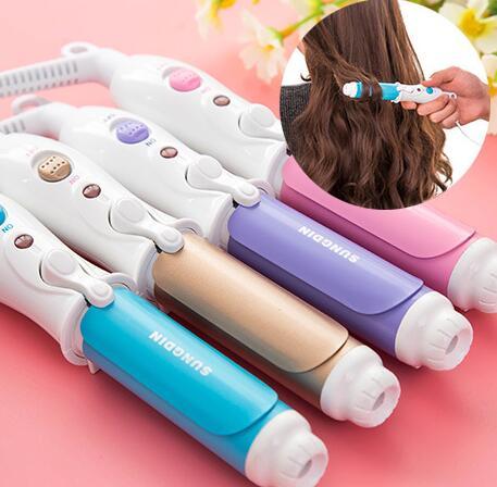 Air bangs curling iron perm Hair Curlers Straighteners)