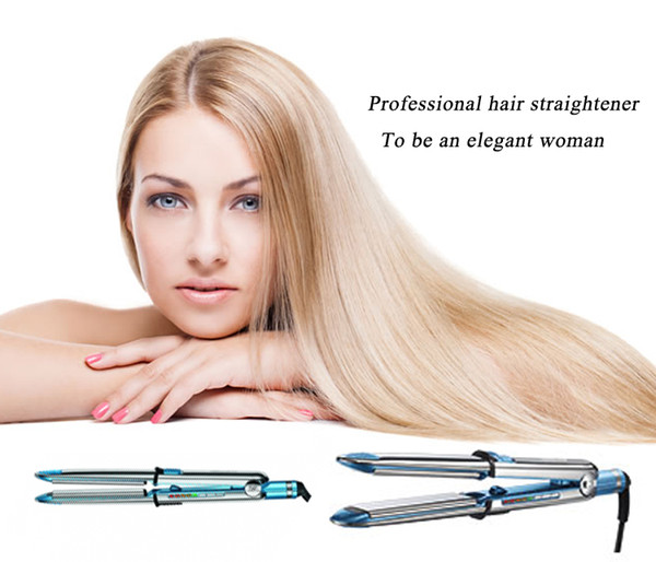 HOT BB Flat Iron Ionic Hair Straightener Na-no Titanium Prima3000 Ionic Straightener, 1.25 Inch,1-1/4