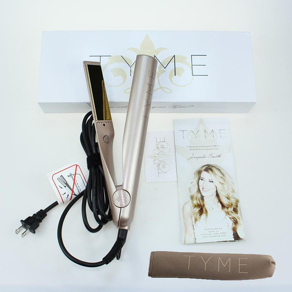 2019 Gold Plated Hair Straighteners Titanium Plates Straightening Ceramic Curler Hair curler Hair Straightener World Cup US EU UK plug