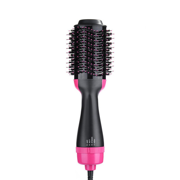 One Step Hair Dryer Volumizer Styler, 2 in 1 Hot Air Brush Negative Ion Generator Hair Straightener Curler Brush for All Hairstyle