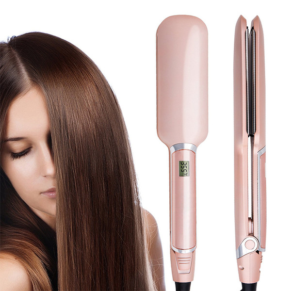 Infrared Steam Hair straightener iron MCH heating Flat Iron High Quality corrugation curling straightener hair style tools