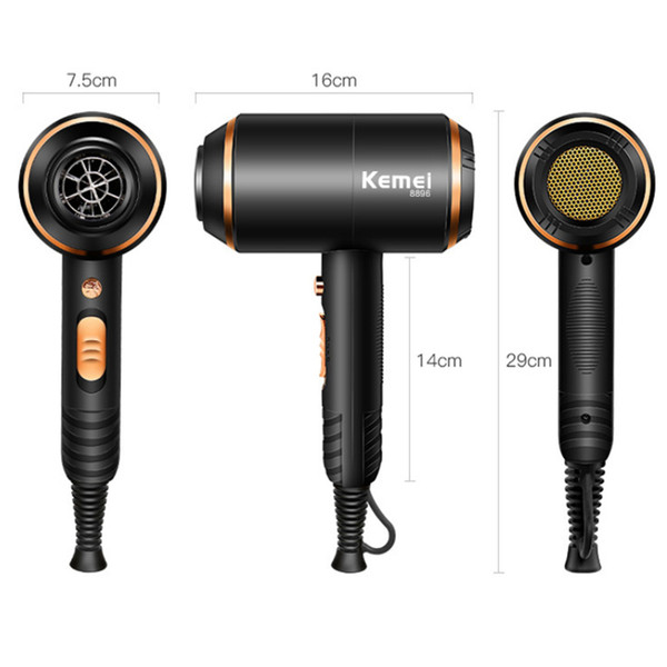 CKV-15 4000Wind Power Electric Hair Dryer With Overheat Protection System New Hair Drying Machine No Injury Water Ions Hair Blower