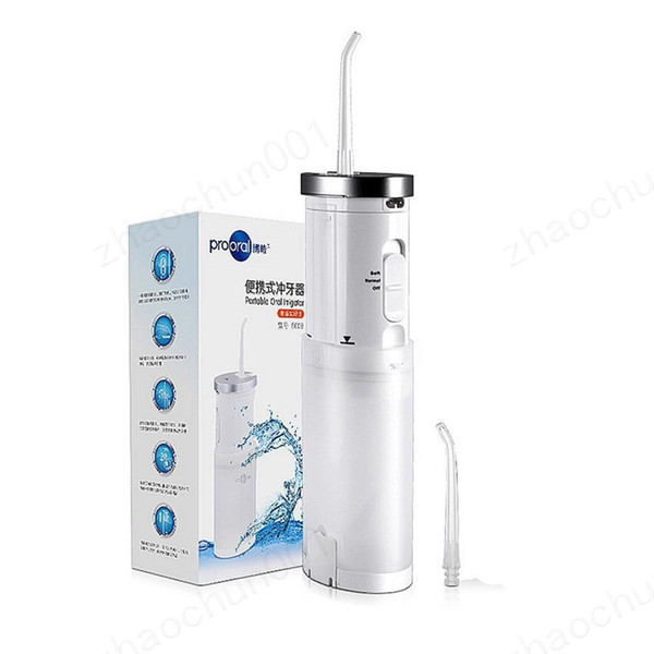 New Portable Electric Oral Irrigator Rechargeable Waterproof High pressure Water column Clean teeth 100V-240V